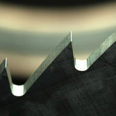 Pointed tooth sawblade